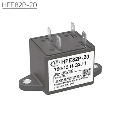 Contactor de alto voltaje DC12V HONGFA serie HFE82P