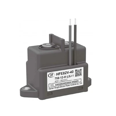 HFE82V-40 HONGFA Contactor CC de alto voltaje 450 V 750 V 40 A