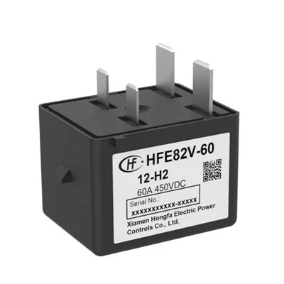 HFE82V-60 HONGFA Contactor CC de alto voltaje 450 V 750 V 60 A